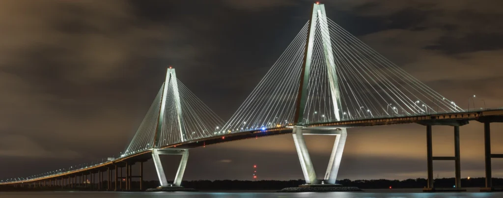 The Arthur Ravenel Jr. Bridge in Charleston SC